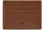 LEATHER LINE CARD HOLDER IN BOX COGNAC