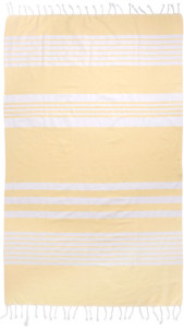 Koc/ręcznik eko ELLA HAMAM 145x250cm, żółty
