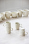 COFFEE & MORE TEA MUG, 2-PCS, BEIGE