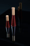GURKEN SALT AND PEPPER MILL MEDIUM, DARK RED/BROWN
