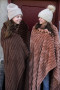 ESTHER REC. FLEECE PLAID, DARK BROWN