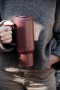 TALIA THERMAL MUG, DARK BORDEAUX
