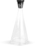 GURKEN OIL-/VINEGAR CARAFE, CLEAR/BLACK