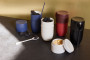 TED THERMAL YOGHURT MUG WITH SPOON, BLACK
