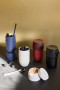 TED THERMAL YOGHURT MUG WITH SPOON, BLACK
