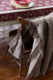 ULLI STRIPE THROW, BROWN