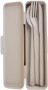 TINA TO GO CUTLERY SET, BEIGE
