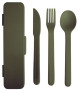 TINA TO GO CUTLERY SET, GREEN