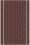 LINNEA TABLE CLOTH, MIXED BORDEAUX