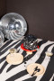 COOKIE STAND PORTO, RED/BEIGE