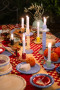 CANDLESTICK LARA XS, BLACK/BEIGE
