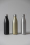 NILS STEEL BOTTLE BLACK, 50CL, 24/12 H