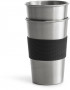 Kubek stalowy 0,5 L 2-szt, srebrny