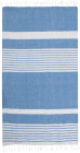 Koc/ręcznik eko ELLA HAMAM 145x250cm, niebieski