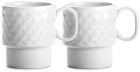 Kubek do kawy COFFEE & MORE 2-szt, biały