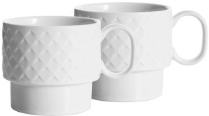 Kubek do herbaty COFFEE & MORE 2-szt, biały