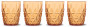 PICNIC JUNI WATER GLASS, 4-PCS, AMBER