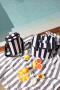 CITY STRIPE COOLER BAG HIGH RPET, BLACK/WHITE