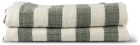 EMILIE THROW, GREEN/WHITE