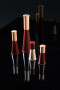 GURKEN SALT AND PEPPER MILL LARGE, DARK RED/BROWN