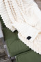 ESTHER REC. FLEECE PLAID, OFF WHITE