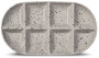 DITTE SERVING PLATE LARGE, GREY/BLACK