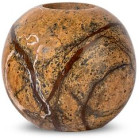 STEN CANDLE HOLDER, BROWN