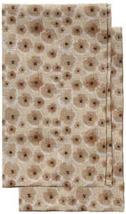 EDITH KITCHEN TOWEL, 2-PCS MIXED BEIGE