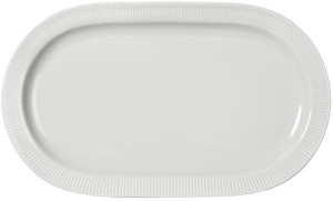 INKA SERVING PLATE, WHITE