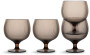 BILLI WINE GLASS RPET, 4-PCS BROWN