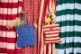 SHOPPING BAG LOVE, DENIM BLUE