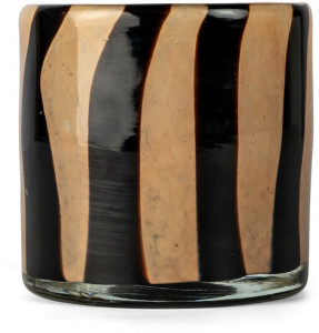 CANDLE HOLDER CALORE XS, BEIGE/BLACK