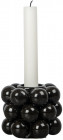 Candle holder GLOBE S, Black
